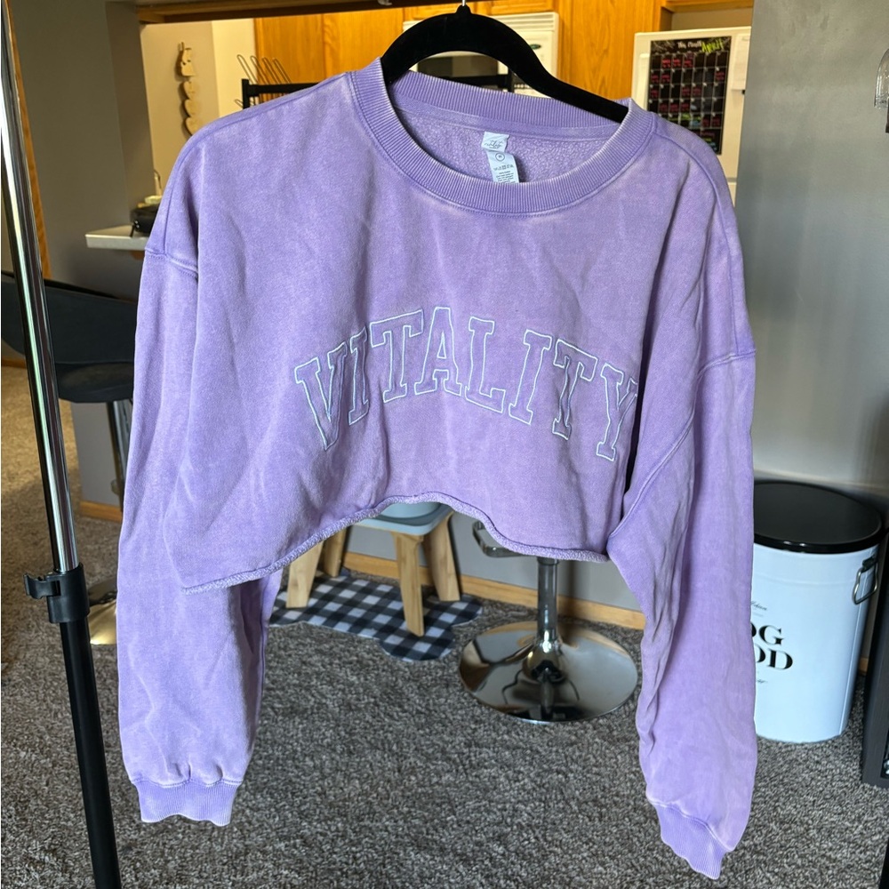Vitality Cropped Sweatshirt